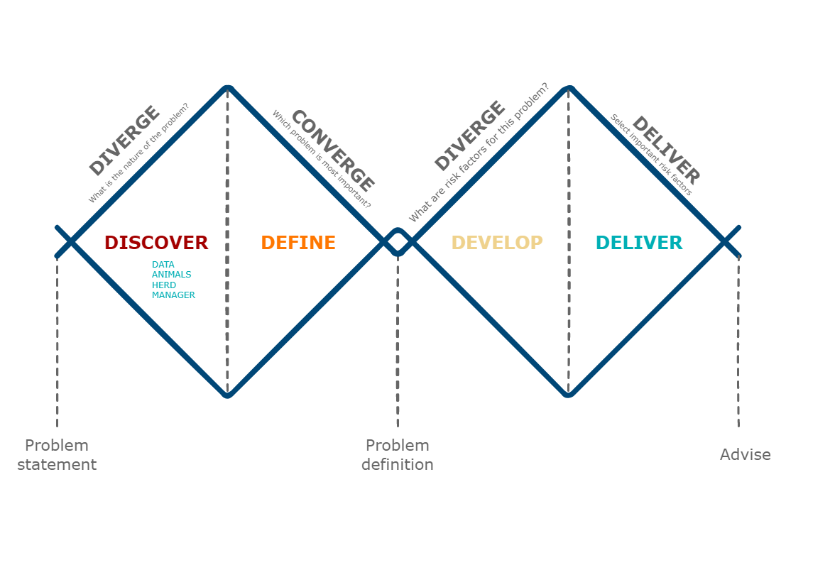 An illustration on the double diamond